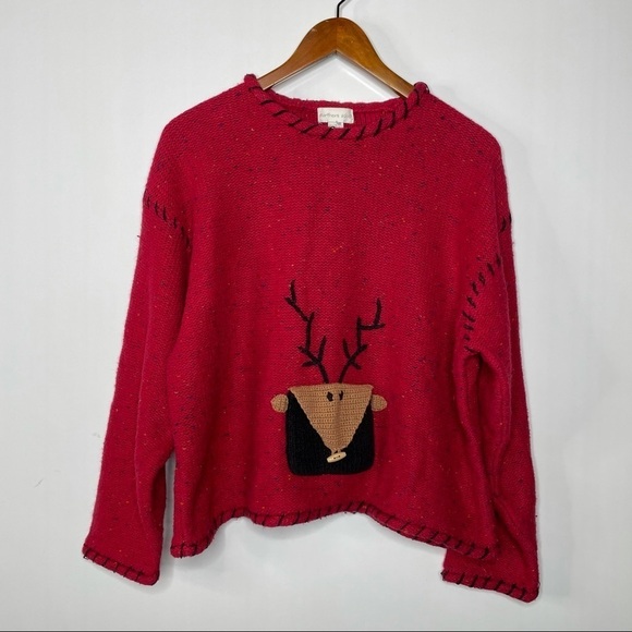 Northern Isles Sweaters - Northern Isles Reindeer Sweater Large